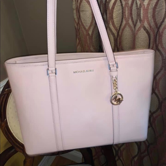 Blush pink Authentic Michael Kors large tote - Picture 1 of 4